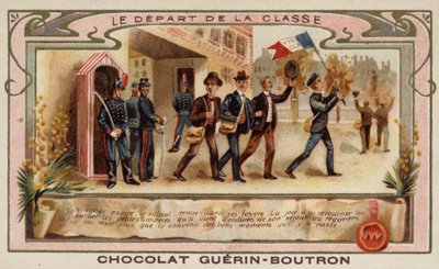Legerkadetten vertrekken naar hun regiment na afstuderen van de academie door French School