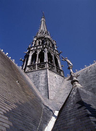 Spits van de Kathedraal van Amiens (80) door French School