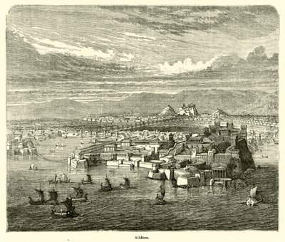 Athene (gravure) door French School