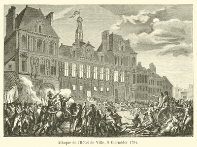 Aanval op het stadhuis, 9 thermidor 1794 door French School