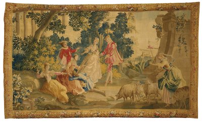 Pastorale tapijt, Aubusson door French School