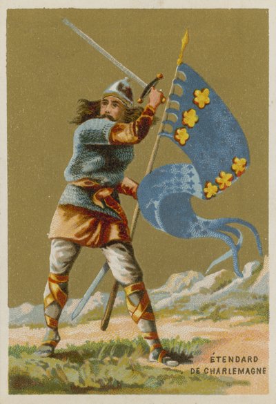 Banier van Karel de Grote door French School