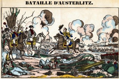 Slag bij Austerlitz op 2 december door French School