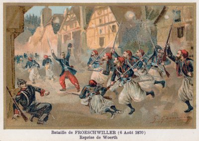 Slag bij Froeschwiller, de herovering van Woerth door French School