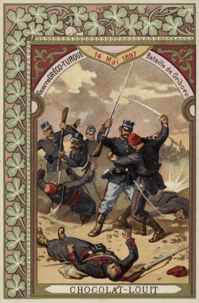 Slag bij Gribovo, Grieks-Turkse Oorlog, 14 mei 1897 door French School