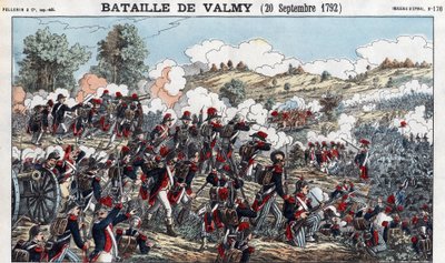Slag bij Valmy op 20 september door French School
