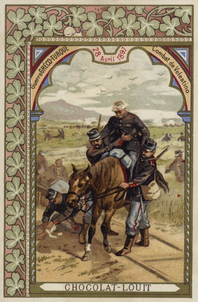 Slag bij Velestino, Grieks-Turkse Oorlog, 28 april 1897 door French School