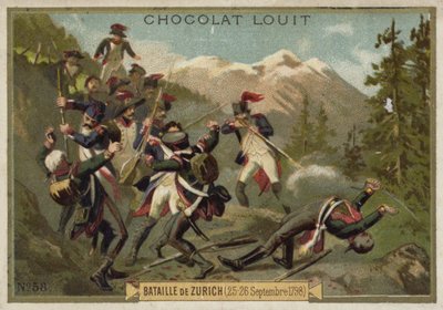 Slag bij Zürich, Franse Revolutionaire Oorlogen, 25-26 september 1799 door French School