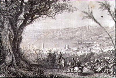 Beiroet in de jaren 1860 door French School