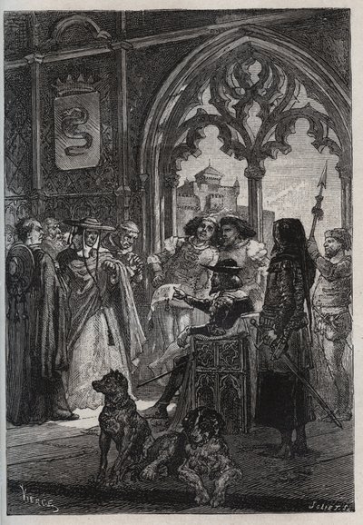 Bernabo Visconti door French School