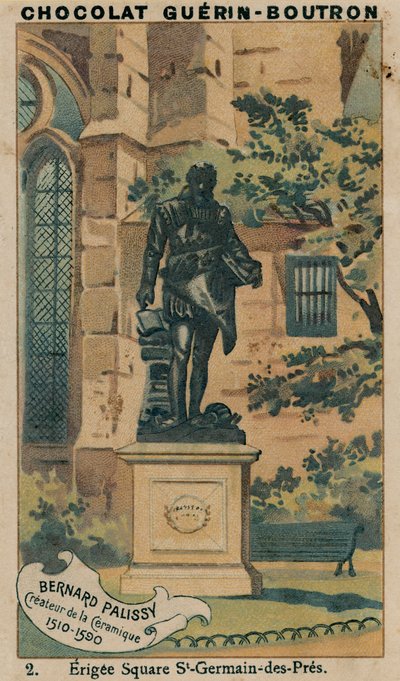 Bernard Palissy, Schepper van Keramiek, 1510-1590, Opgericht op Square St-Germain-des-Prés door French School