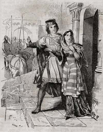 Bertrade van Montfort (1070-1117) Koningin van Frankrijk met Filips I Koning van Frankrijk - in 