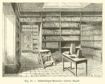 Bibliotheek Mazarine, Galerie Naude door French School
