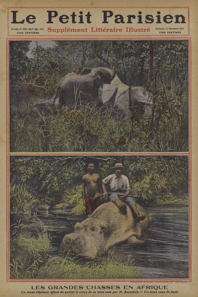 Grote wildjacht in Afrika door French School