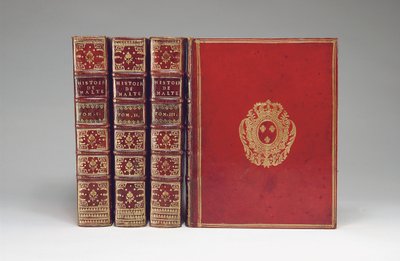 Band van "De Geschiedenis van de Ridders van Malta", door René Aubert Vertot, gepubliceerd in Parijs, 1726 door French School
