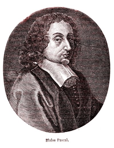 Blaise Pascal, Franse wiskundige, filosoof, natuurkundige en theoloog. 1865 door French School