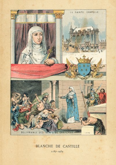 Blanche de Castille door French School