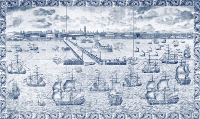 Bombardement van Duinkerken op 11 augustus 1695 door French School
