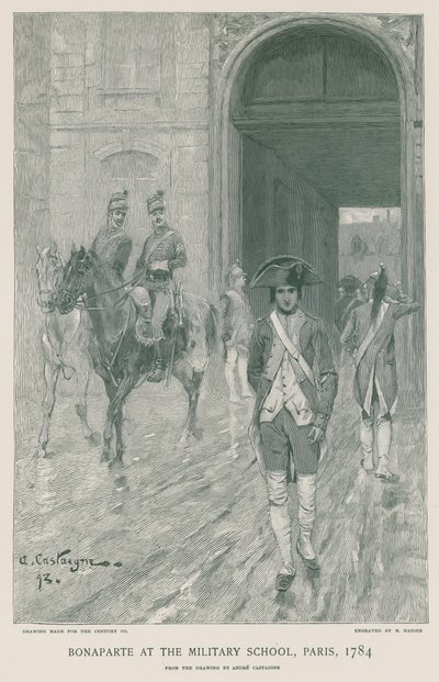 Bonaparte op de Militaire School door French School
