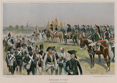 Bonaparte in Italië door French School