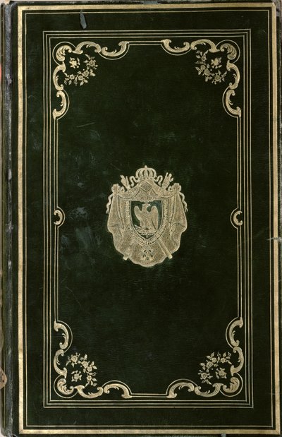 Boekband met het wapen van Napoleon Bonaparte (1769-1821) door French School