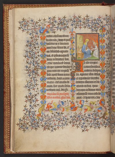 Getijdenboek, Add MS 32454 f.10v, Frankrijk door French School