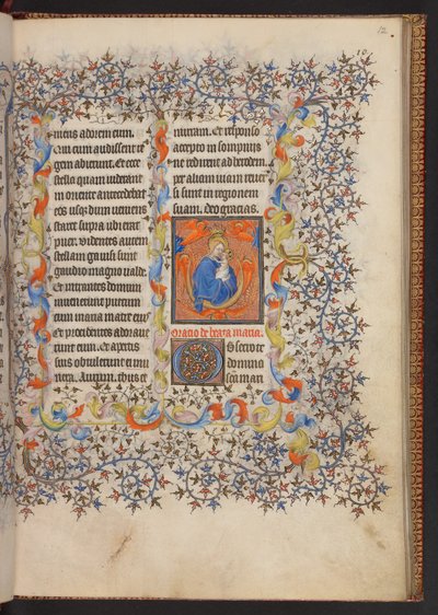 Getijdenboek, Add MS 32454 f.12r, Frankrijk door French School