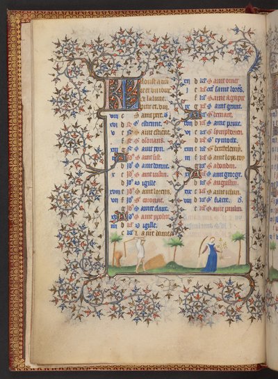 Getijdenboek, Add MS 32454 f.5v, Frankrijk door French School