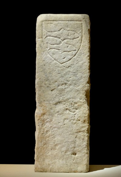Grenssteen van het domein van de Cisterciënzer abdij van Fontenay, Bourgondië door French School