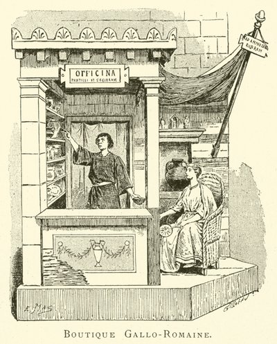 Gallo-Romeinse winkel door French School