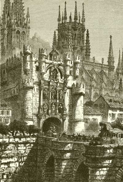 Burgos door French School