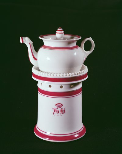Koffiepot van Honoré de Balzac (porselein) door French School
