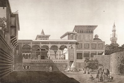Caïro: Uitzicht op het Interieur van het Huis van Osman Bey door French School