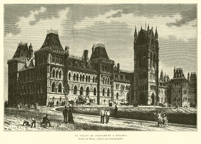 Canadees Parlement, Ottawa door French School