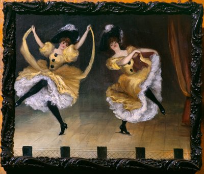 Cancan-dansers door French School