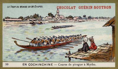 Kano race in Mytho, Cochinchina door French School