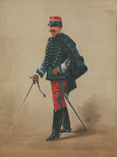Kapitein van de Huzaren door French School