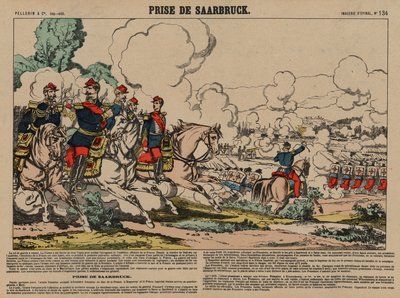 Inname van Saarbrücken door de Fransen, Frans-Pruisische Oorlog, 2 augustus 1870 door French School