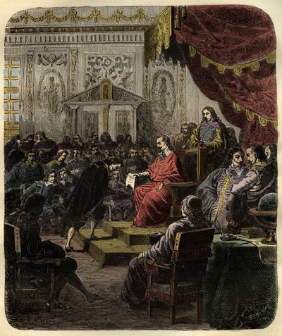 Kardinaal Richelieu sticht de Academie Francaise door French School
