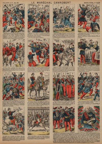 Carrière van Franse maarschalk François Certain de Canrobert door French School