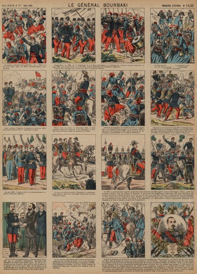 Carrière van de Franse generaal Charles-Denis Bourbaki door French School