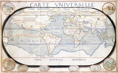 Universele kaart door French School