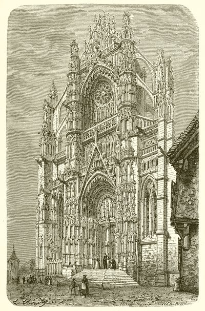 Kathedraal van Beauvais door French School