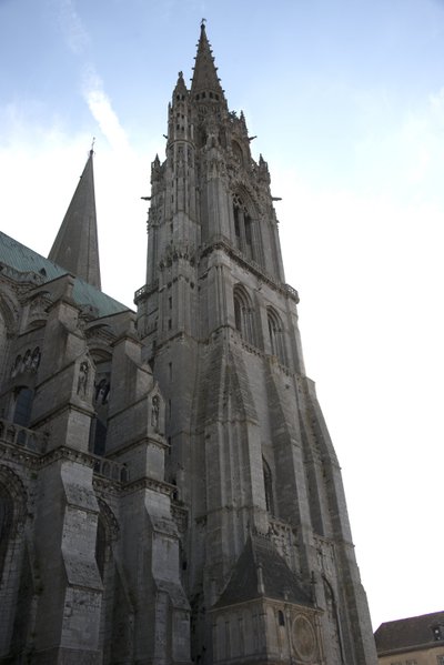 Kathedraal van Chartres, Noordgevel met het Klokpaviljoen door French School
