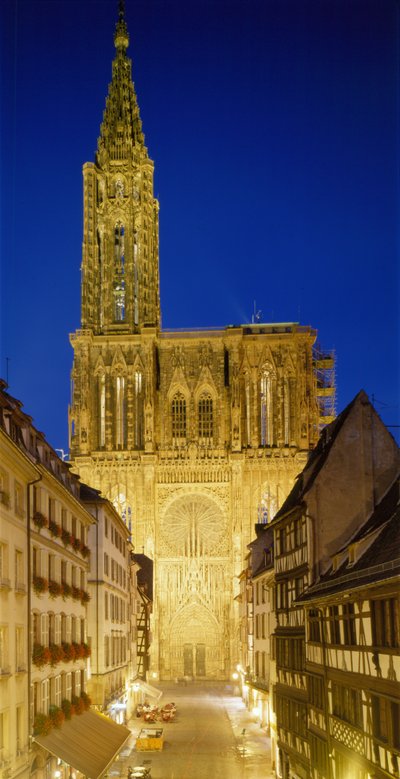 Kathedraal van Straatsburg (Bas Rhin 67) door French School