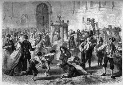 Katholiek ritueel - Doop - Napels, Italië door French School