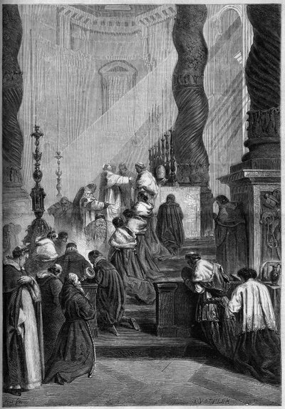 Katholieke ritus - Pasen - 1860: Paus Pius IX (of Pio 9) door French School