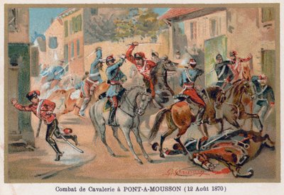 Cavaleriegevecht bij Pont-A-Mousson door French School