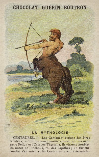 Centaur door French School