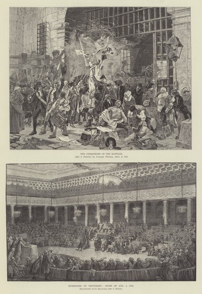 Eeuwfeest van de Franse Revolutie (gravure) door French School